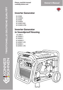 Manual Könner & Söhnen KS 8100iEG Generator