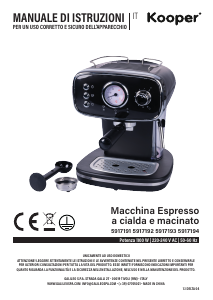 Manual Kooper 5917192 Espresso Machine