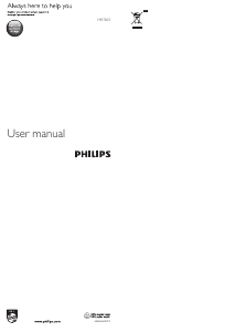 Manual Philips HR7605 Food Processor