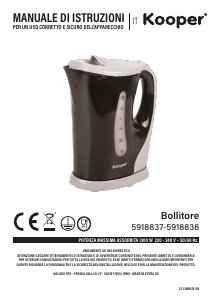 Handleiding Kooper 5918837 Waterkoker