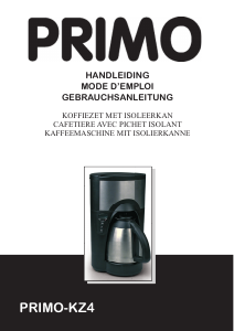 Bedienungsanleitung Primo KZ4 Kaffeemaschine