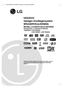 Brugsanvisning LG LH-RH760IA Hjemmebiosystem