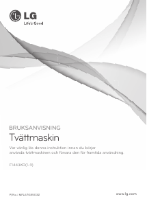 Bruksanvisning LG F1443KD1 Tvättmaskin