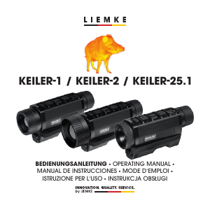 Manual de uso Liemke Keiler-1 Prismáticos