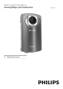 Manual de uso Philips CAM100GY Action cam