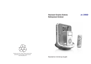 Vadovas Philips AJ300DB Radijo laikrodis su žadintuvu