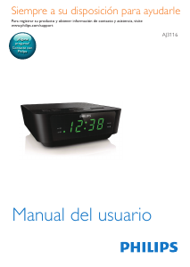 Manual de uso Philips AJ3116 Radiodespertador