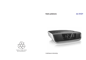 Rokasgrāmata Philips AJ3121/12 Radio modinātājs
