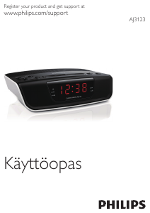 Käyttöohje Philips AJ3123/12 Radioherätyskello