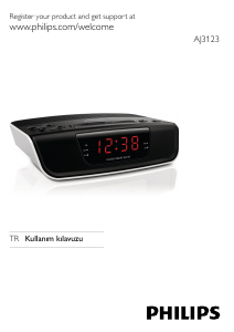 Kullanım kılavuzu Philips AJ3123/12 Radyolu çalar saat