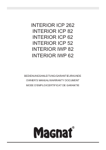 説明書 Magnat Interior IWP 62 スピーカー