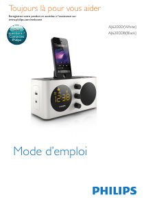 Mode d’emploi Philips AJ6200DBZ Radio-réveil