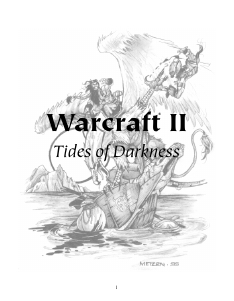 Manual PC Warcraft II - Tides of Darkness