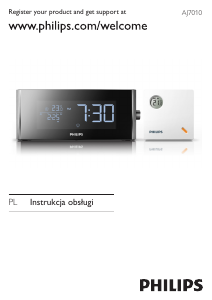 Instrukcja Philips AJ7010/12 Radiobudzik