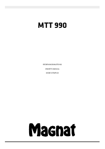Manual Magnat MTT 990 Turntable