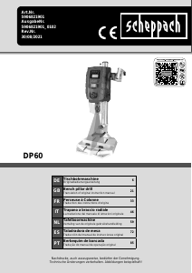 Manuale Scheppach DP60 Trapano a colonna da banco