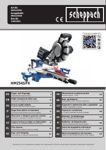 Rokasgrāmata Scheppach HM254SPX Leņķzāģis