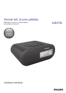 Rokasgrāmata Philips AJB4700 Radio modinātājs