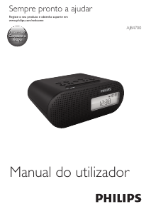 Manual Philips AJB4700 Rádio relógio