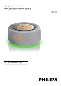 Kullanım kılavuzu Philips AJH5100 Radyolu çalar saat