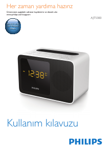Kullanım kılavuzu Philips AJT5300W Radyolu çalar saat