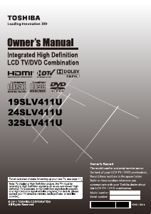 Manual Toshiba 24SLV411U LCD Television
