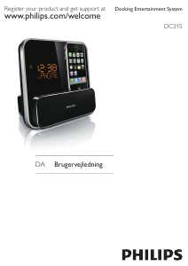 Brugsanvisning Philips DC315/12 Radio-vækkeure