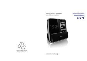 Rokasgrāmata Philips DC315/12 Radio modinātājs