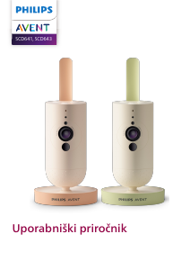 Priročnik Philips SCD643 Avent Elektronska varuška