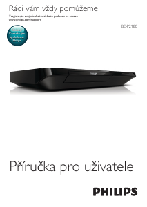 Manuál Philips BDP2180 Přehrávač Blu-ray