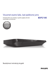 Vadovas Philips BDP2180 Blu-ray leistuvas