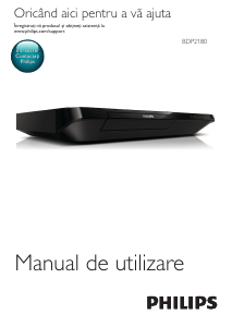 Manual Philips BDP2180 Blu-ray player