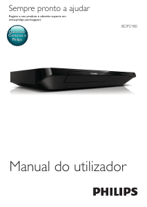 Manual Philips BDP2180 Leitor de blu-ray