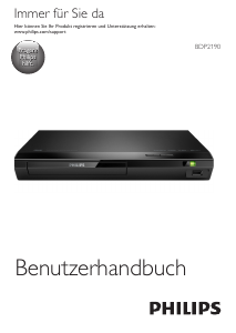 Bedienungsanleitung Philips BDP2190 Blu-ray player