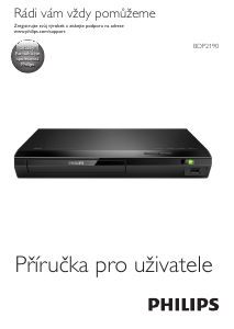 Manuál Philips BDP2190 Přehrávač Blu-ray