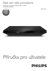 Manuál Philips BDP2200 Přehrávač Blu-ray