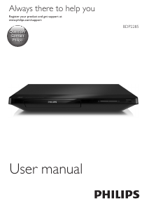 Handleiding Philips BDP2285 Blu-ray speler