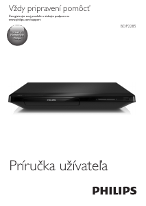 Návod Philips BDP2285 Blu-ray prehrávač