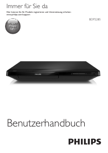 Bedienungsanleitung Philips BDP2285 Blu-ray player