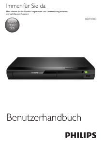 Bedienungsanleitung Philips BDP2300 Blu-ray player