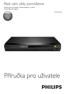 Manuál Philips BDP2300 Přehrávač Blu-ray