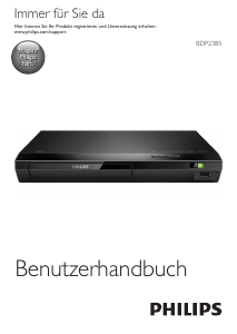 Bedienungsanleitung Philips BDP2385 Blu-ray player