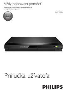 Návod Philips BDP2385 Blu-ray prehrávač