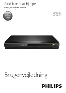 Brugsanvisning Philips BDP2510B Blu-ray afspiller