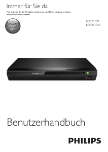 Bedienungsanleitung Philips BDP2510B Blu-ray player