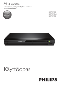 Käyttöohje Philips BDP2510B Blu-ray-soitin