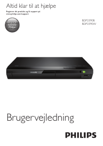 Brugsanvisning Philips BDP2590B Blu-ray afspiller