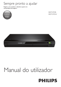 Manual Philips BDP2590B Leitor de blu-ray