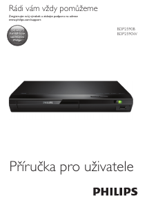 Manuál Philips BDP2590B Přehrávač Blu-ray