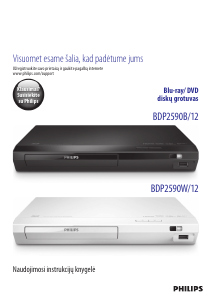 Vadovas Philips BDP2590B Blu-ray leistuvas
